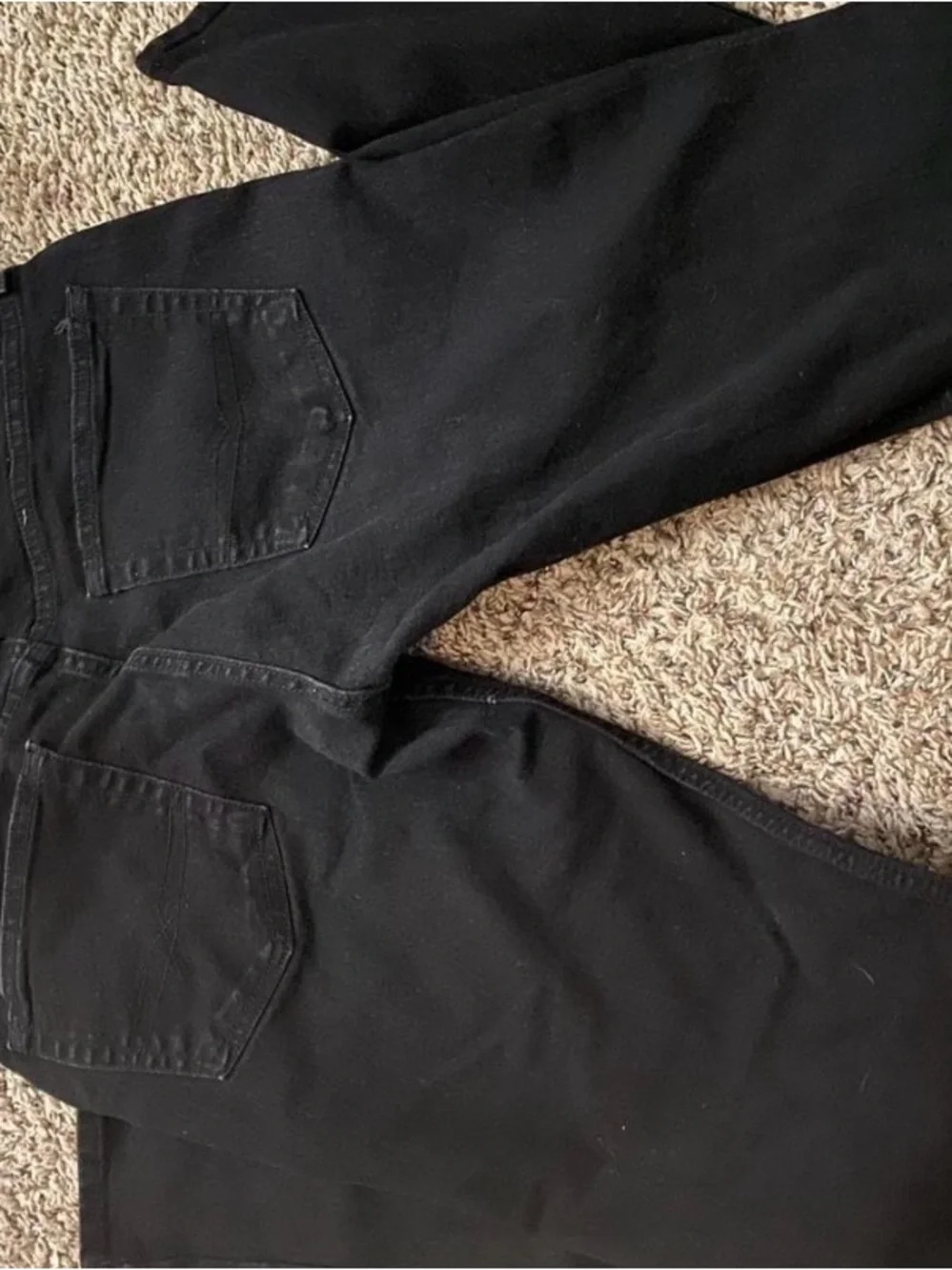 Levi's Black Straight-Leg Jeans